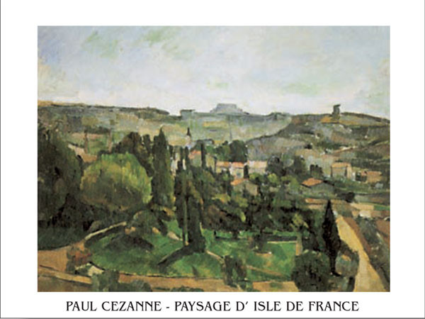 Ile De France Landscape Kunsttryk