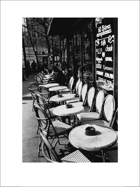 Joseph Squillante Parisian Café Kunsttryk Reproduktion, Billede på Europosters.dk