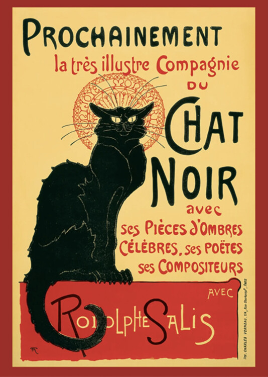 Plakat Le Chat Noir - Steinlein