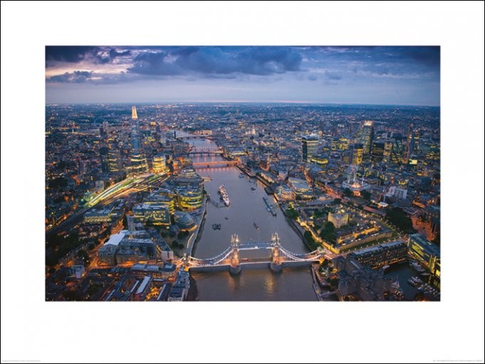 London - Jason Hawkes Kunsttryk