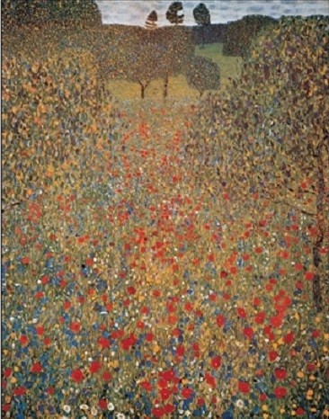Meadow With Poppies Kunsttryk