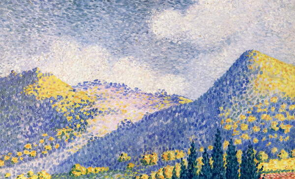 Plakat Mountainous Landscape, 1896