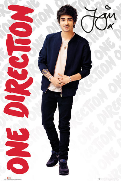 video bekendtskab at fortsætte One Direction - Zayn logos Plakat, Poster online på Europosters