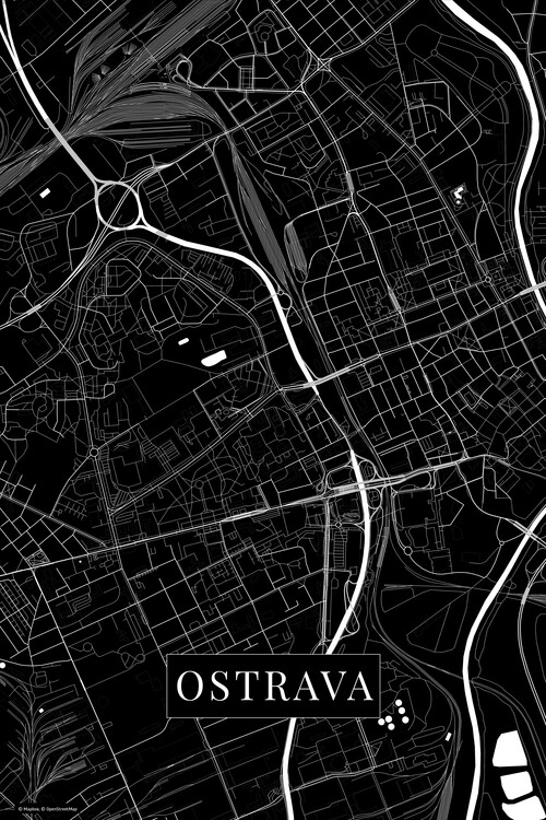 Tapet Ostrava black
