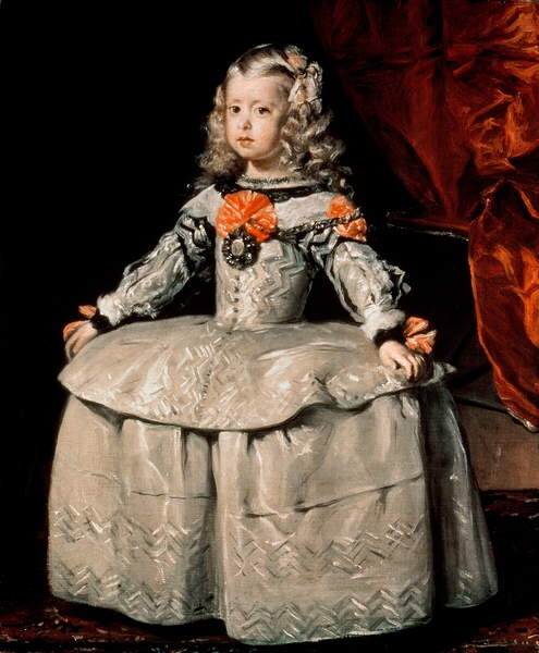 Plakat Portrait of the Infanta Margarita (1651-73) Aged Five, 1656