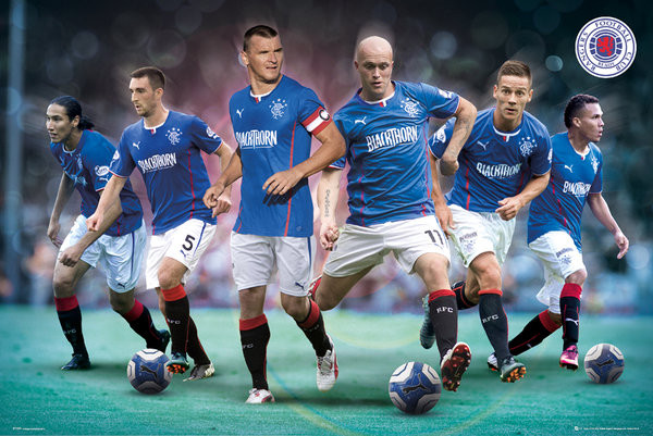 Rangers FC - Players 13/14 Plakat, Poster online på ...