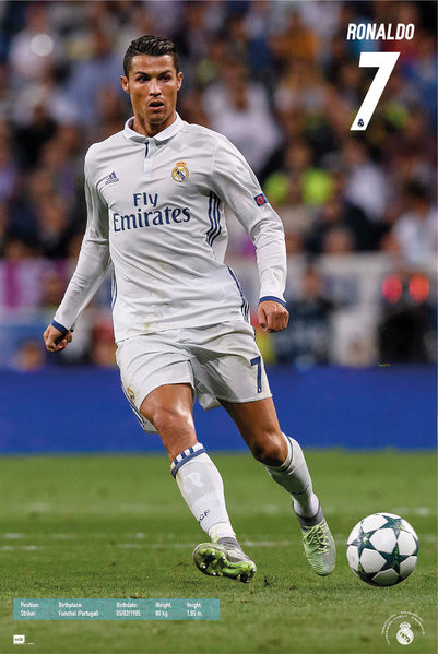Real Madrid - Ronaldo Plakat, online på Europosters