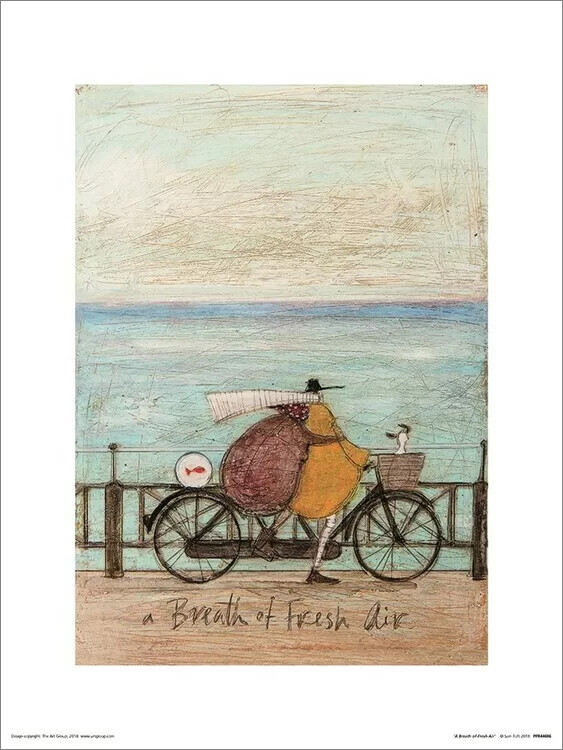 Kunsttryk Sam Toft - A Breath of Fresh Air