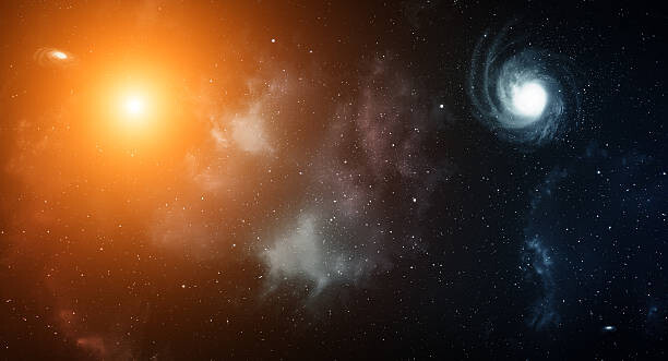 Plakat Space background.