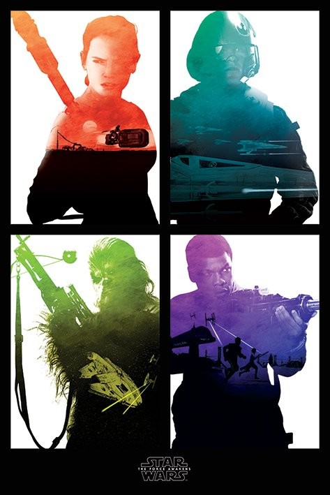 Star Wars Episode VII: The Force Awakens - Rebel Blocks Plakat