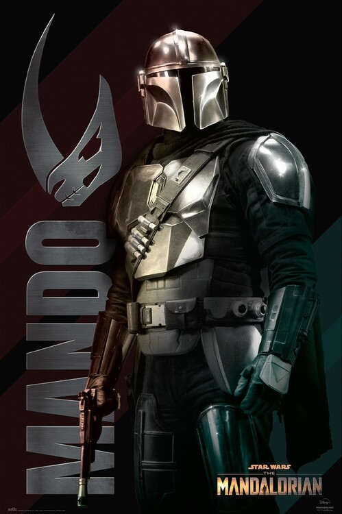 Plakat Star Wars: The Mandalorian - Mando