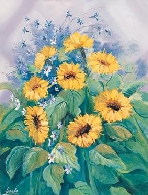 Sunflowers Kunsttryk