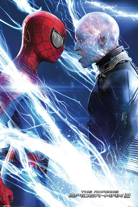 The Amazing Spiderman 2 - Spiderman and Electro Plakat, Poster online på  Europosters