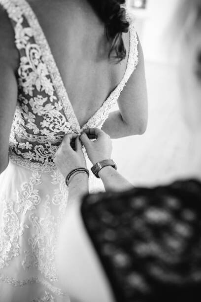 Plakat the back view of a woman