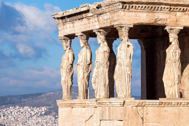 Plakat The Erechtheon, Temple of Athena, Acropolis,