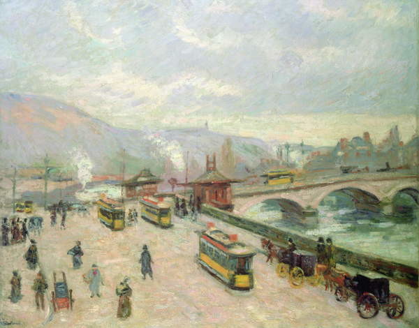 Plakat The Pont Corneille at Rouen, 1898
