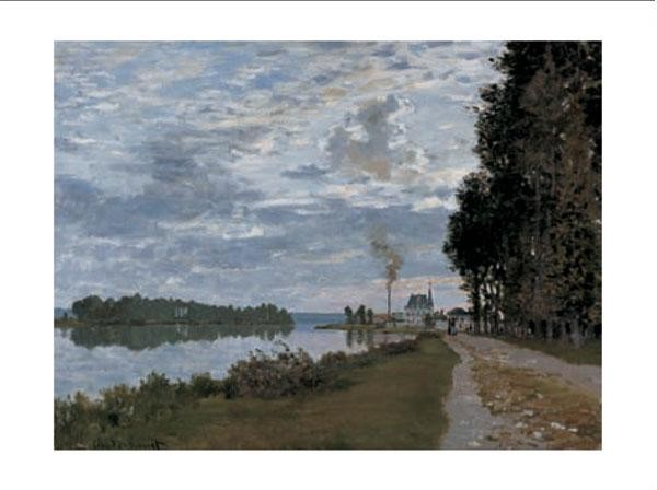 The Promenade at Argenteuil Kunsttryk