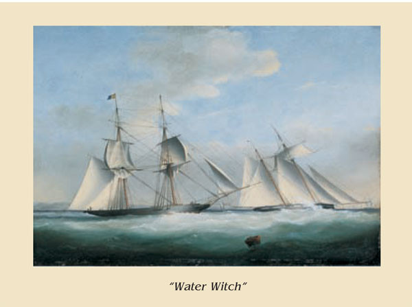 The Ship Water Witch Kunsttryk