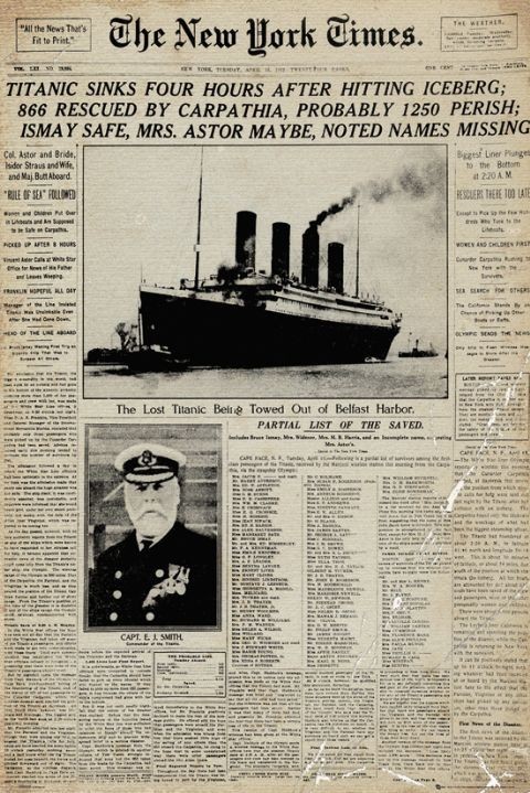 Titanic Plakat, Poster online Europosters