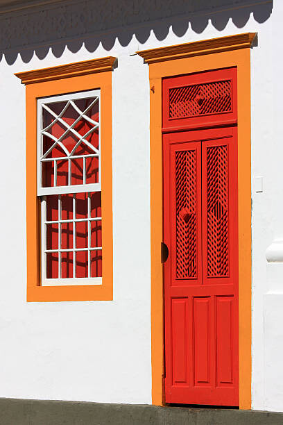 Plakat Typical colonial house in Paraty