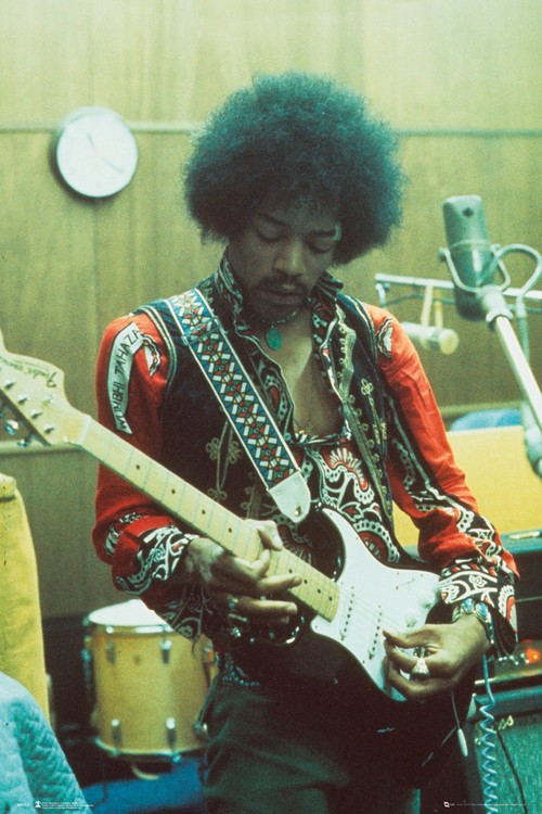 Poster Jimi Hendrix - Studio
