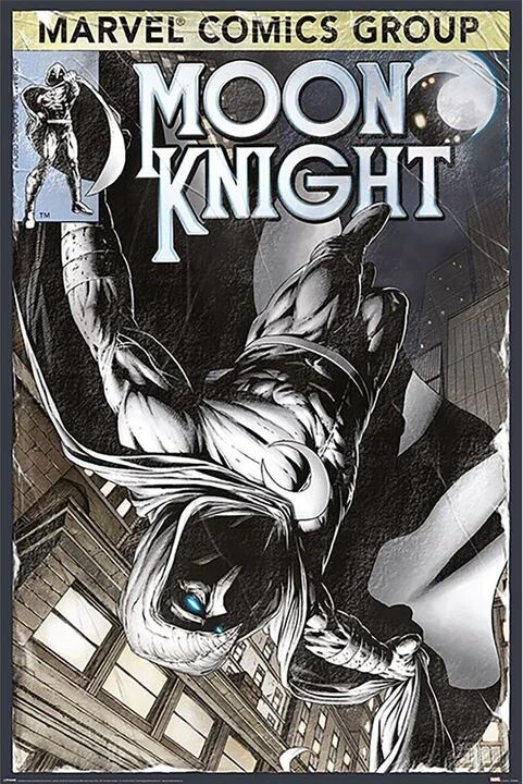 Poster Moon Knight - Comic Book Cover