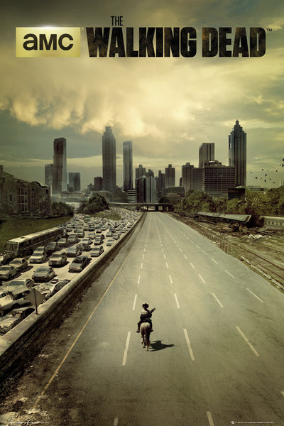 Poster THE WALKING DEAD - city
