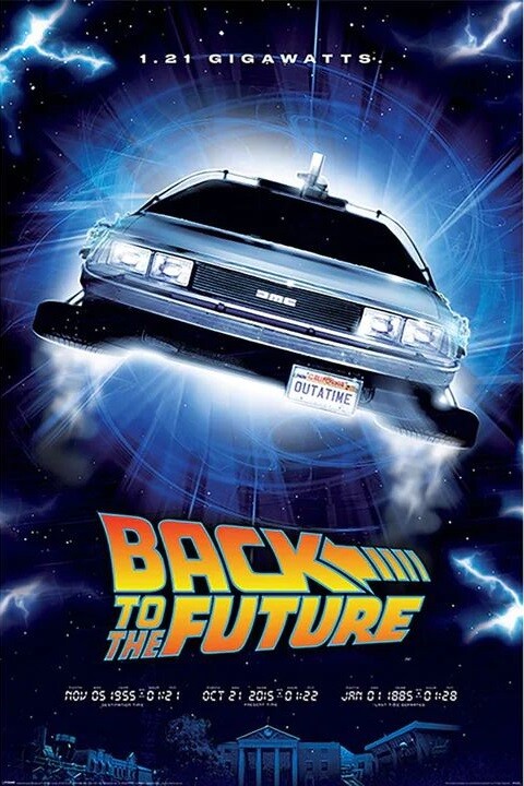 Plakát Back to the Future - 1.21 Gigawatts