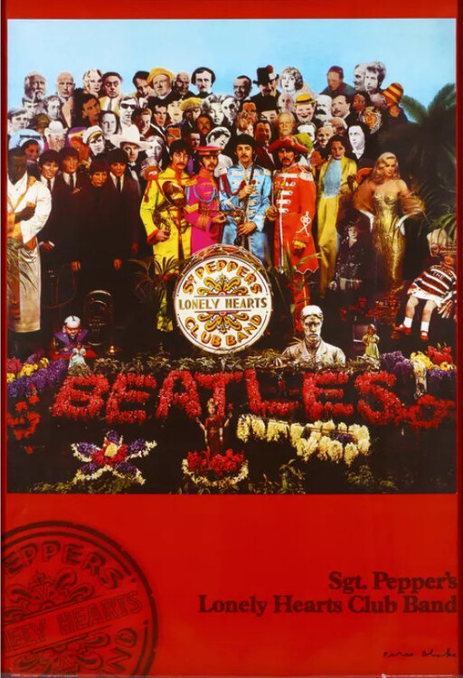 Plakát Beatles - sgt.pepper