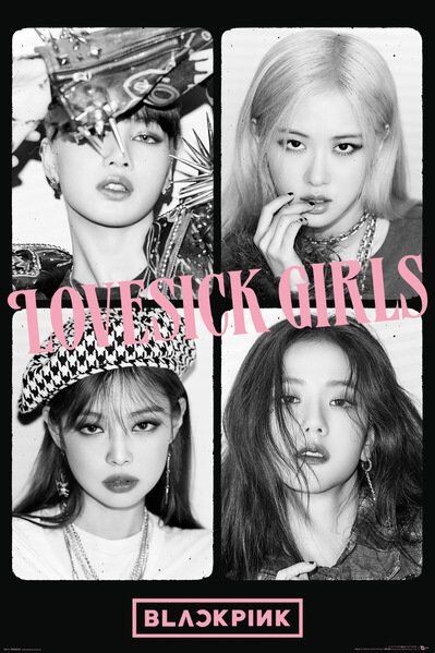Plakát BlackPink - Lovesick Girls