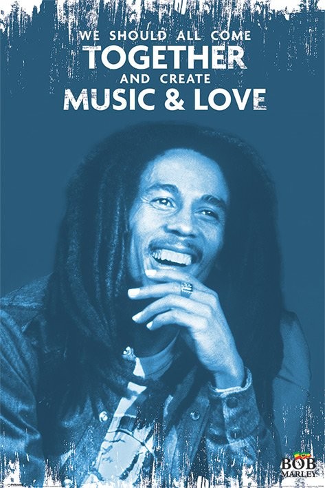Plakát Bob Marley - Music and Love