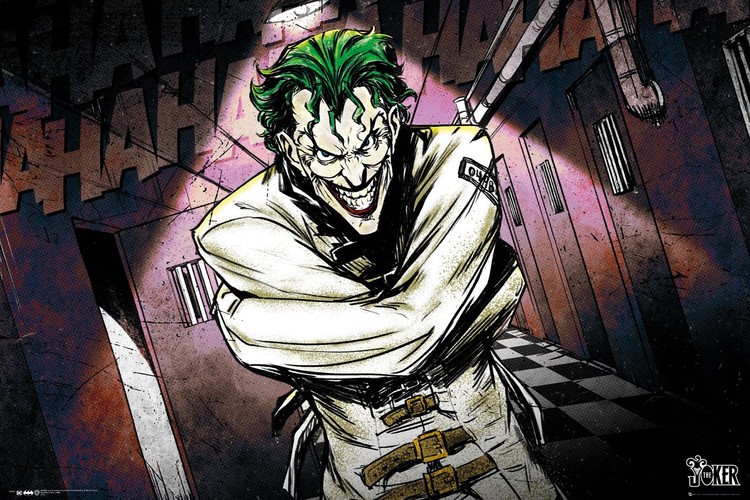 DC Comics - Joker Asylum Plakát