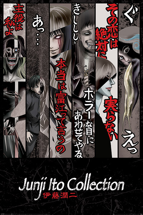 Plakát Junji Ito - Faces of Horror