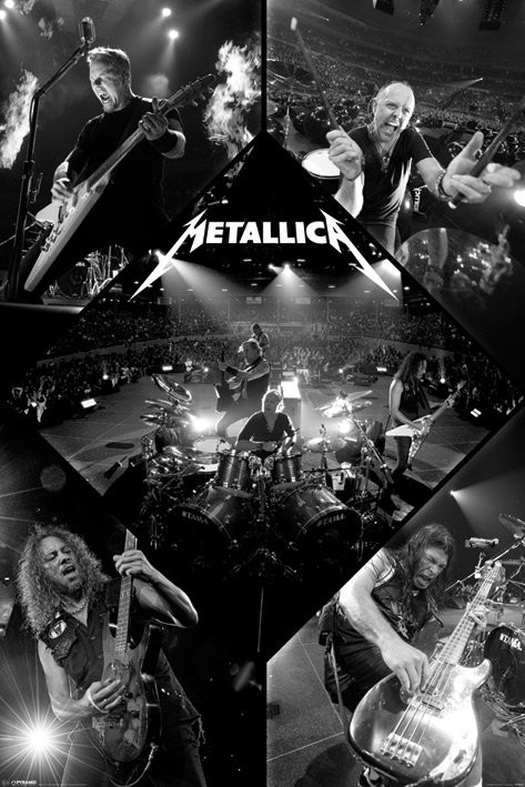 Plakát Metallica - live