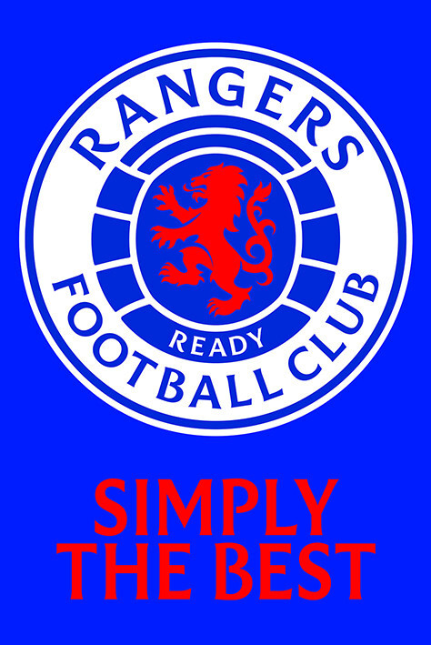 Plakát Rangers FC - Simply the Best