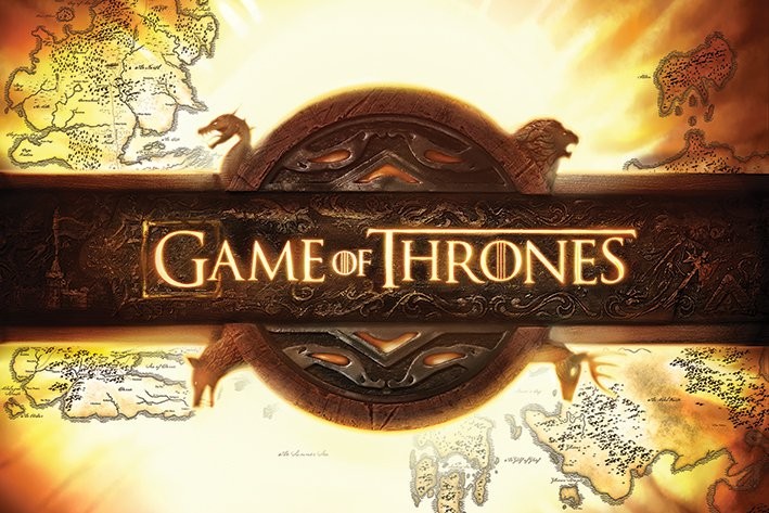 Plakát Trónok harca - Game of Thrones - Logo