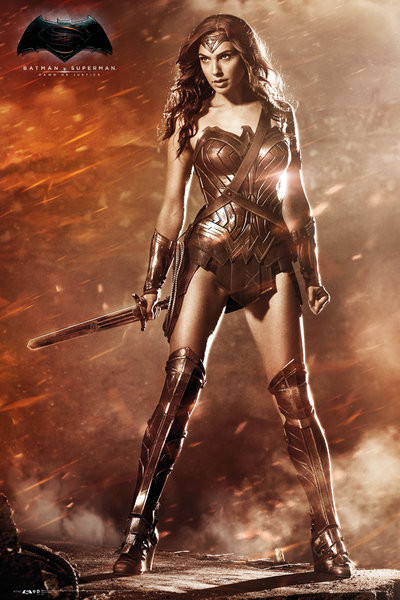Batman vs. Superman: Úsvit spravedlnosti - Wonder Woman - Plakát, Obraz na  zeď | 3+1 ZDARMA 
