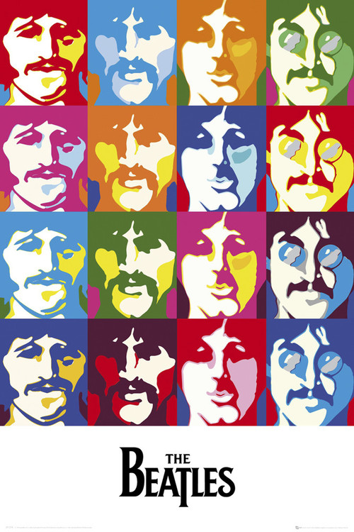 champignon haj mastermind Beatles - sea of colours - Plakát, Obraz na zeď | 3+1 ZDARMA | Posters.cz