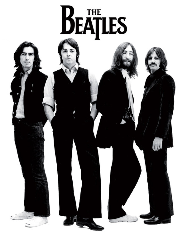 Plakát Beatles White Obraz Na Zeď Doprava Zdarma Posters Cz