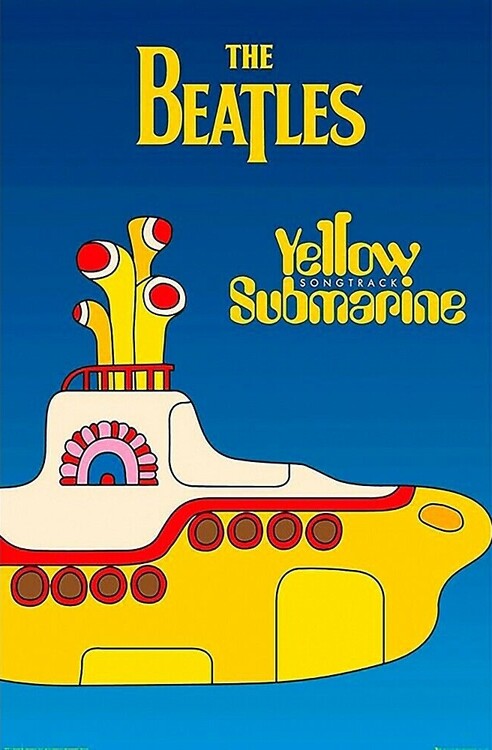 Plakat Beatles - yellow submarine