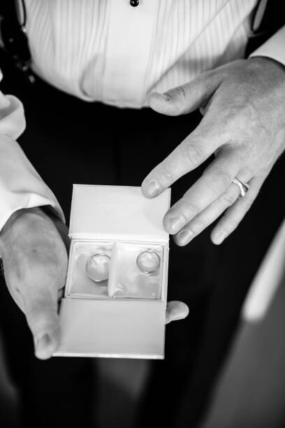 Plakát Black and White Shot of a