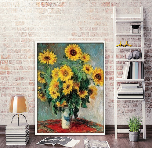 Reprodukcja Bouquet of Sunflowers, 1880-81