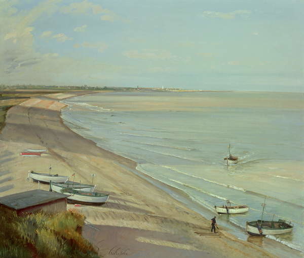 Plakát Bringing the Catch Ashore