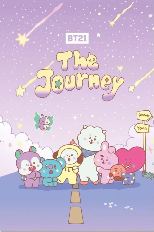 Plakát BT21 - The Journey