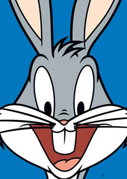 Królik Bugs (Bugs Bunny) - obraz na szkle