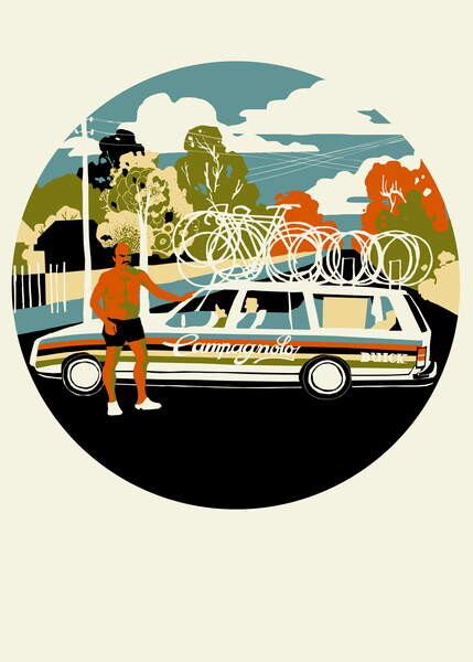 Plakát Campagnolo Team Car, 2013