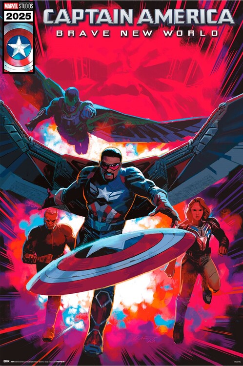 Plakát Captain America: Brave New World - Comic