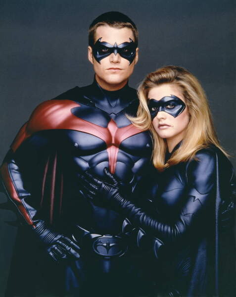 Plakát Chris O'Donnell And Alicia Silverstone, Batman And Robin