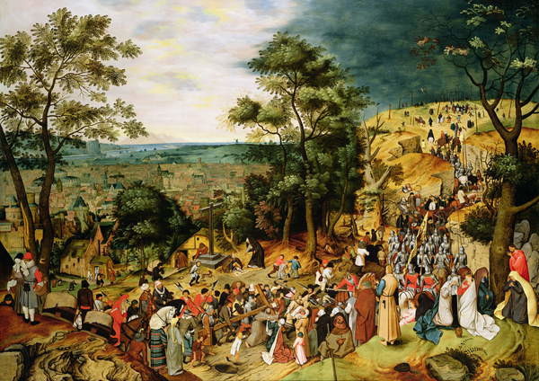 Plakát Christ on the Road to Calvary, 1607