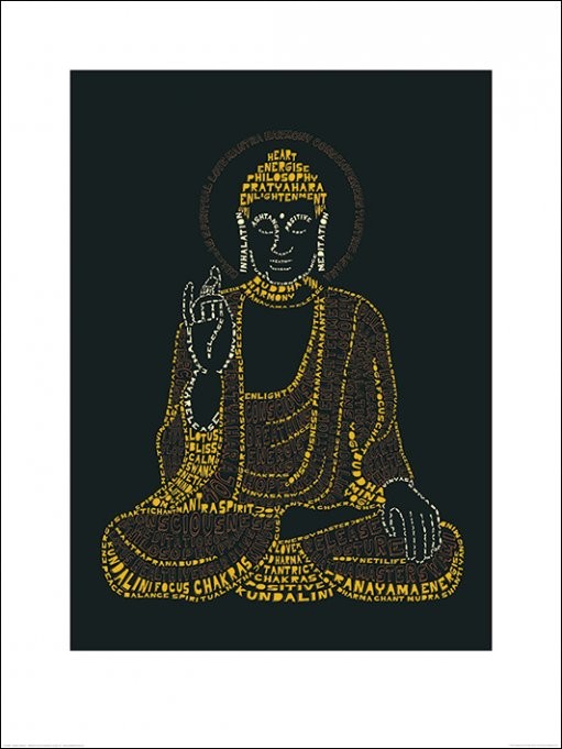 Reprodukcja Citography - Buddha
